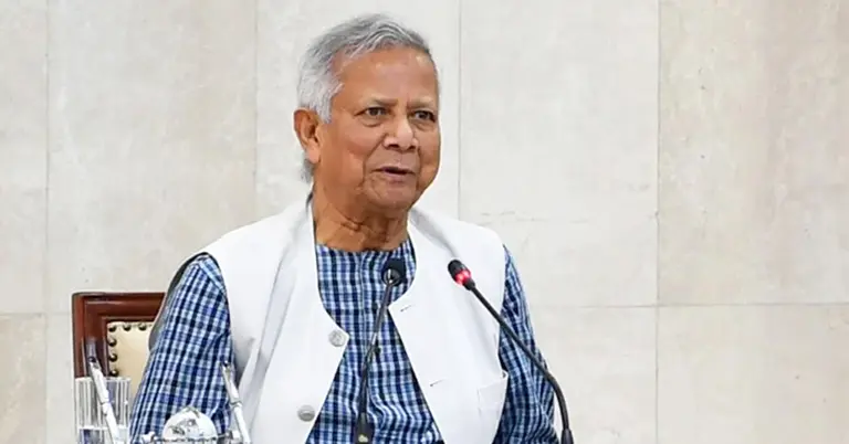 কথা বলছেন প্রধান উপদেষ্টা